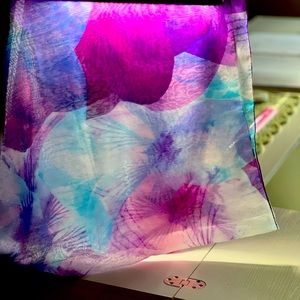 Echo 72” x 30” cotton silk scarf/pareo